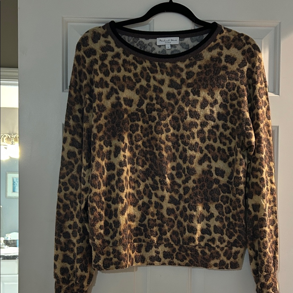 Michael Kors Animal Print Sweater